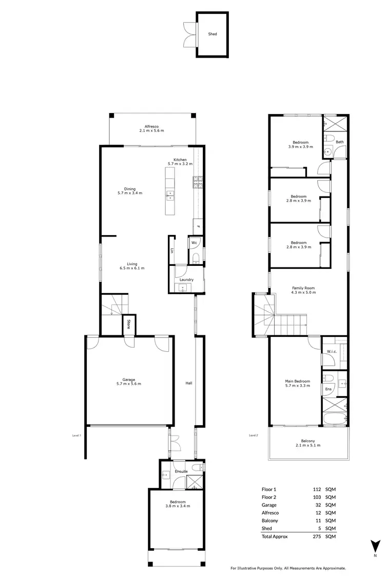 Floorplan of Homely house listing, 12A Samuel Street, Tranmere SA 5073