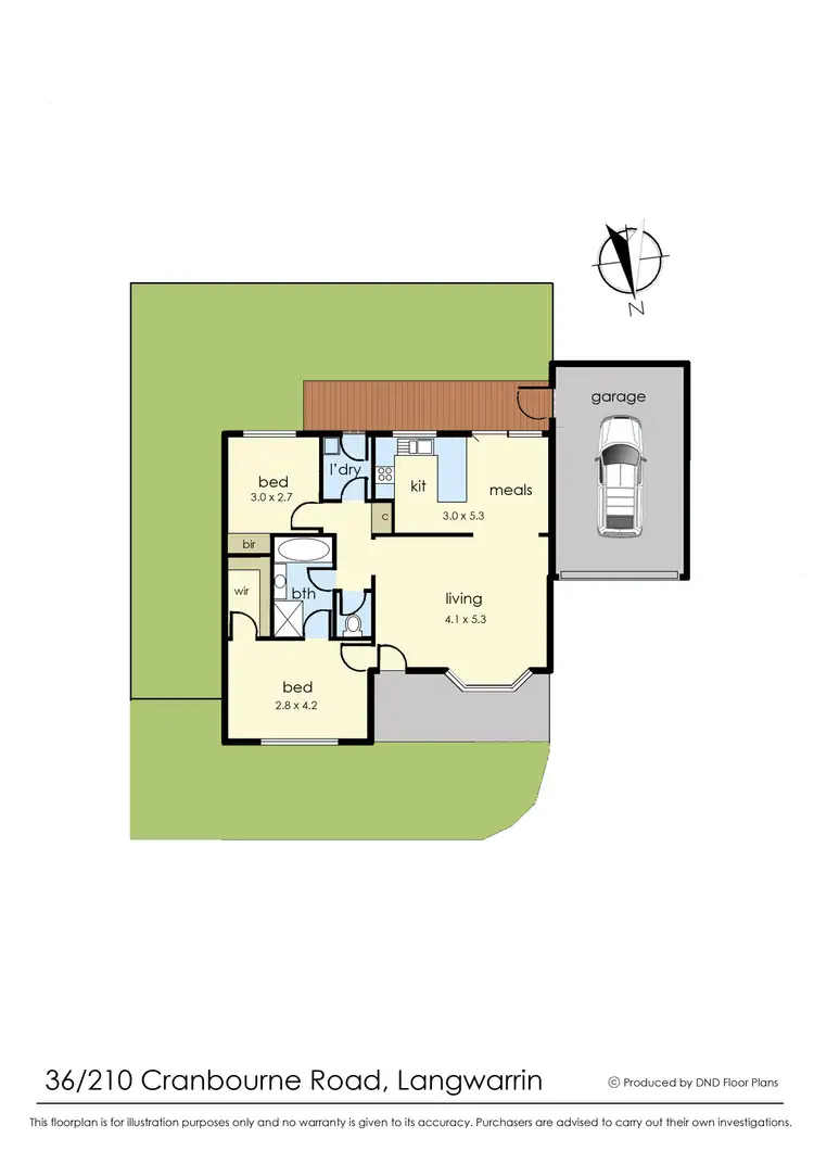 Floorplan of Homely unit listing, 36/210 Cranbourne-Frankston Road, Langwarrin VIC 3910