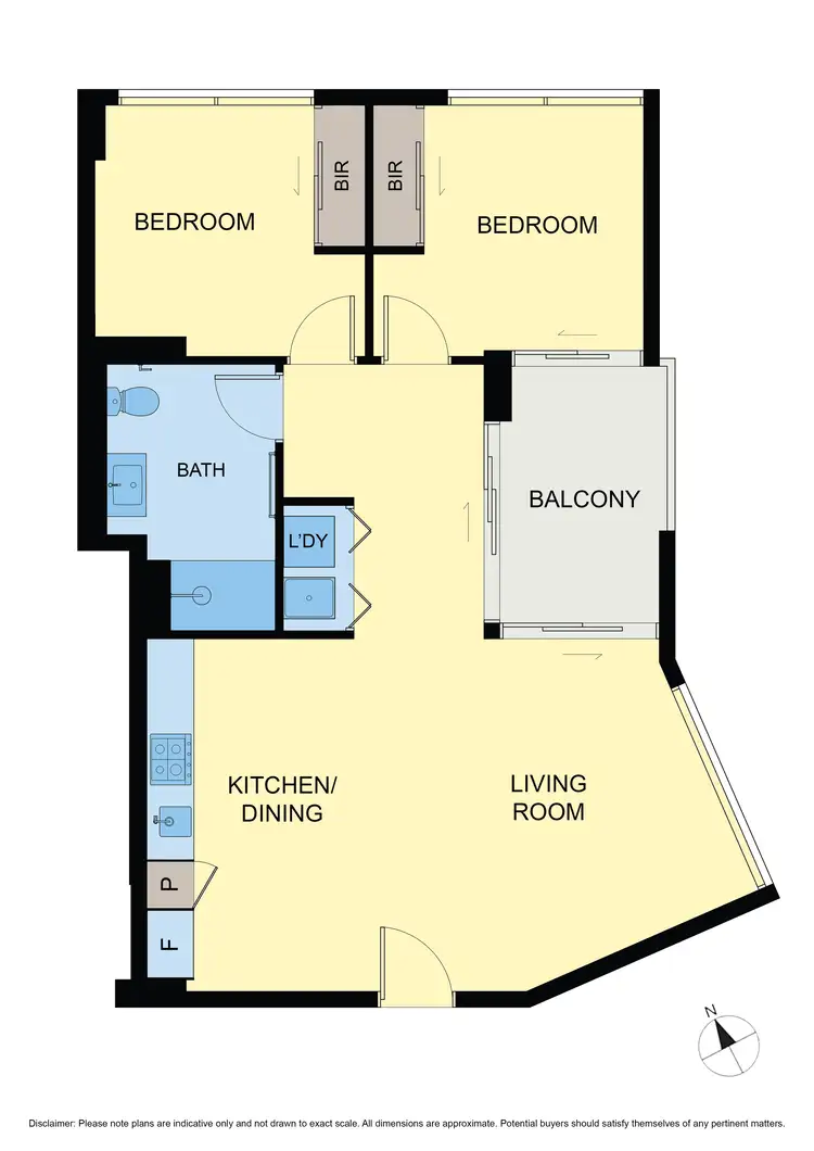Floorplan of Homely apartment listing, 502/4 Moonering Drive, Coburg VIC 3058