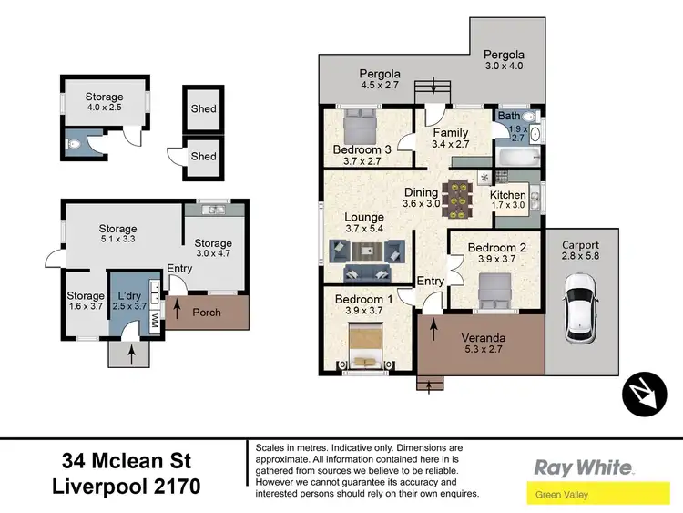Floorplan of Homely house listing, 34 Mclean Street, Liverpool NSW 2170