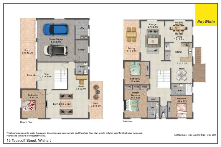 Floorplan of Homely house listing, 13 Tapscott Street, Wishart QLD 4122
