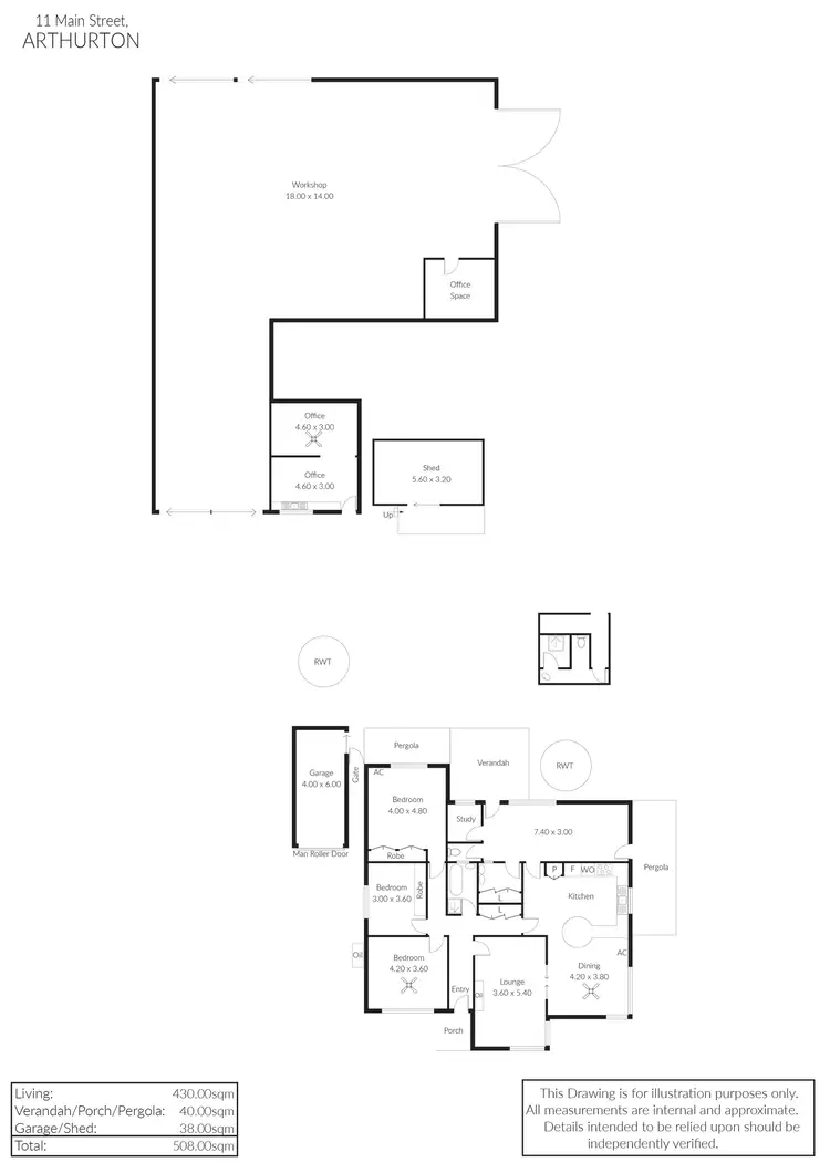 Floorplan of Homely house listing, 11 Main Street, Arthurton SA 5572