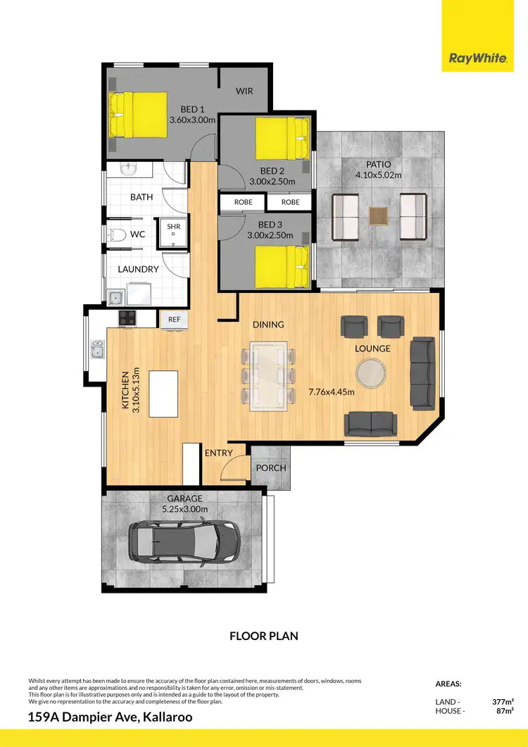 Floorplan of Homely house listing, 159A Dampier Avenue, Kallaroo WA 6025