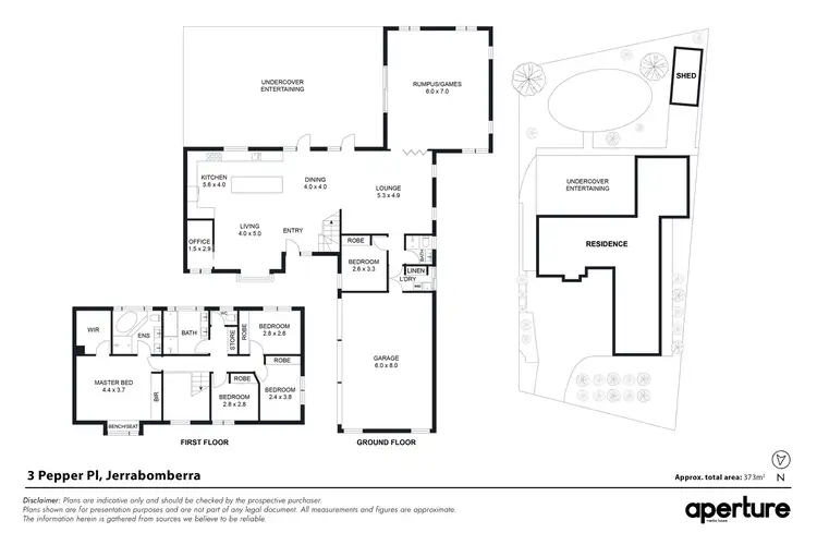 Floorplan of Homely house listing, 3 Pepper Place, Jerrabomberra NSW 2619
