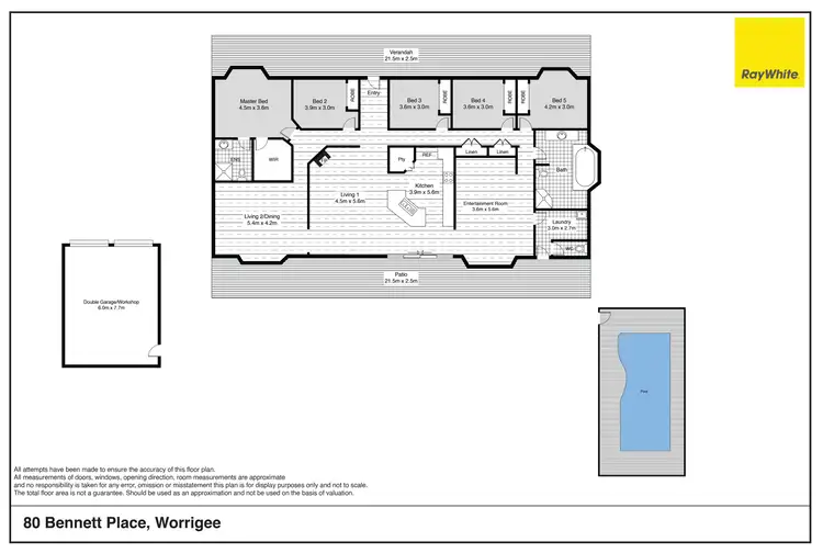 Floorplan of Homely house listing, 80 Bennett Place, Worrigee NSW 2540