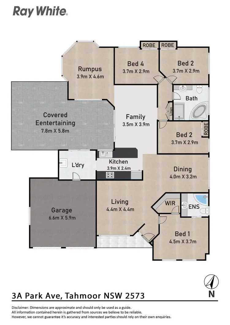 Floorplan of Homely house listing, 3a Park Avenue, Tahmoor NSW 2573