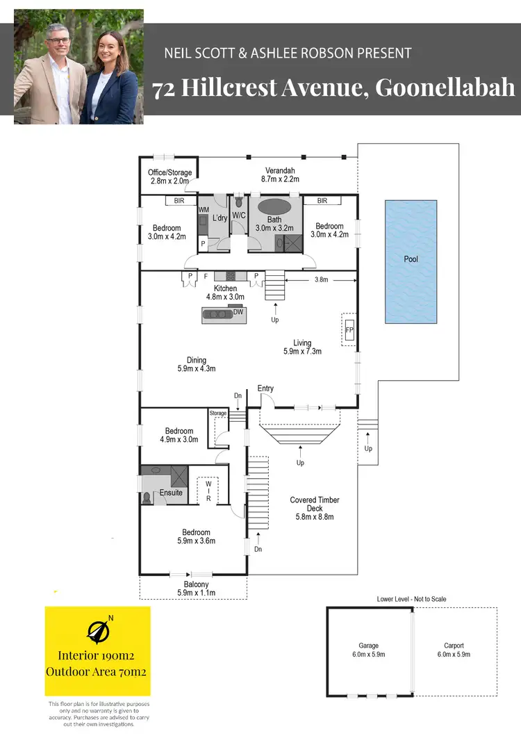 Floorplan of Homely house listing, 72 Hillcrest Avenue, Goonellabah NSW 2480