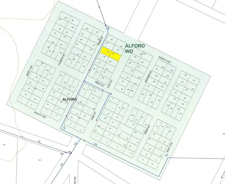 Floorplan of Homely land listing, Lots 139 & 140 High Street, Alford SA 5555