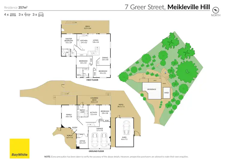 Floorplan of Homely house listing, 7 Greer Street, Meikleville Hill QLD 4703