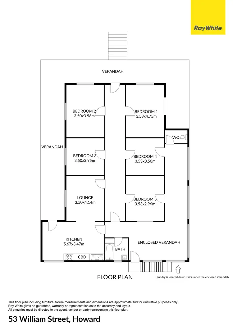 Floorplan of Homely house listing, 53 William Street, Howard QLD 4659