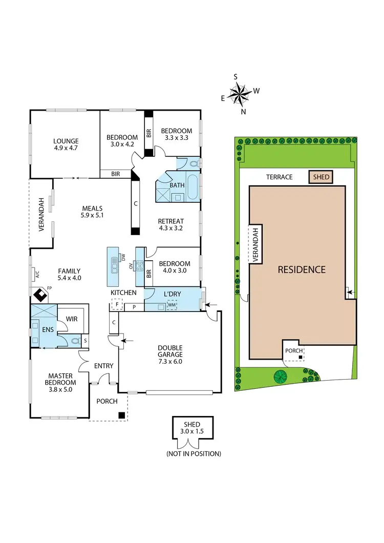 Floorplan of Homely house listing, 4 Tagama Court, Doreen VIC 3754