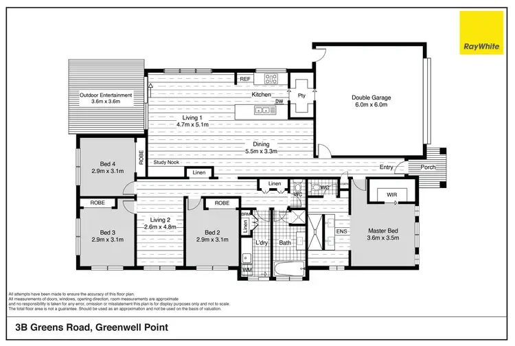 Floorplan of Homely house listing, 3B Greens Road, Greenwell Point NSW 2540