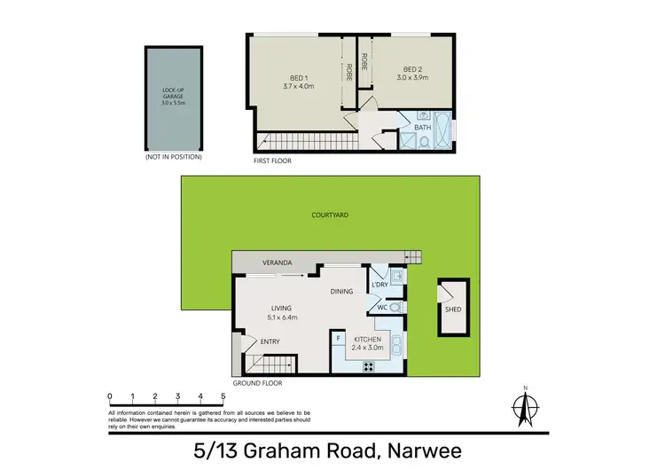 Floorplan of Homely townhouse listing, 5/13 Graham Road, Narwee NSW 2209