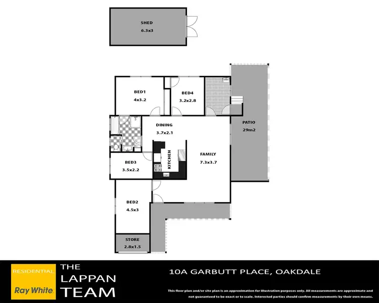 Floorplan of Homely house listing, 10a Garbutt Place, Oakdale NSW 2570