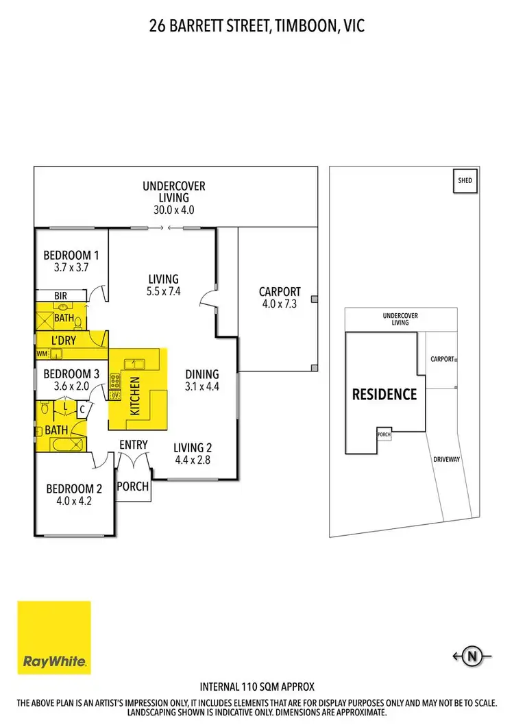 Floorplan of Homely house listing, 26 Barrett Street, Timboon VIC 3268
