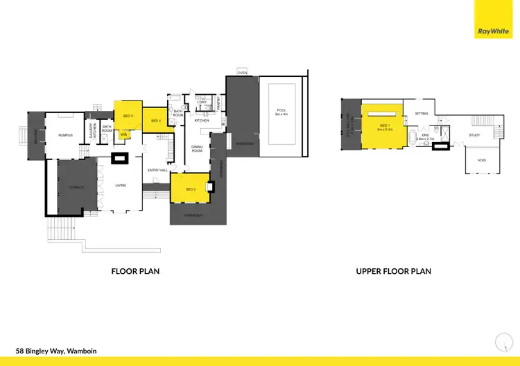 Floorplan of Homely house listing, 58 Bingley Way, Wamboin NSW 2620