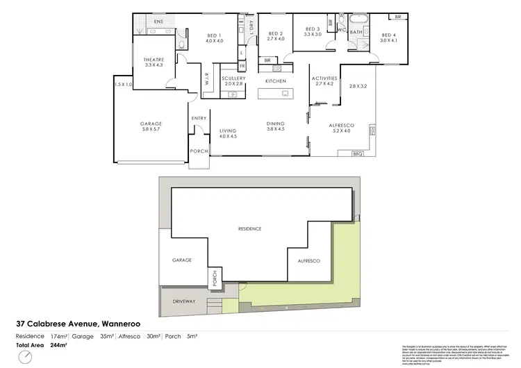 Floorplan of Homely house listing, 37 Calabrese Avenue, Wanneroo WA 6065