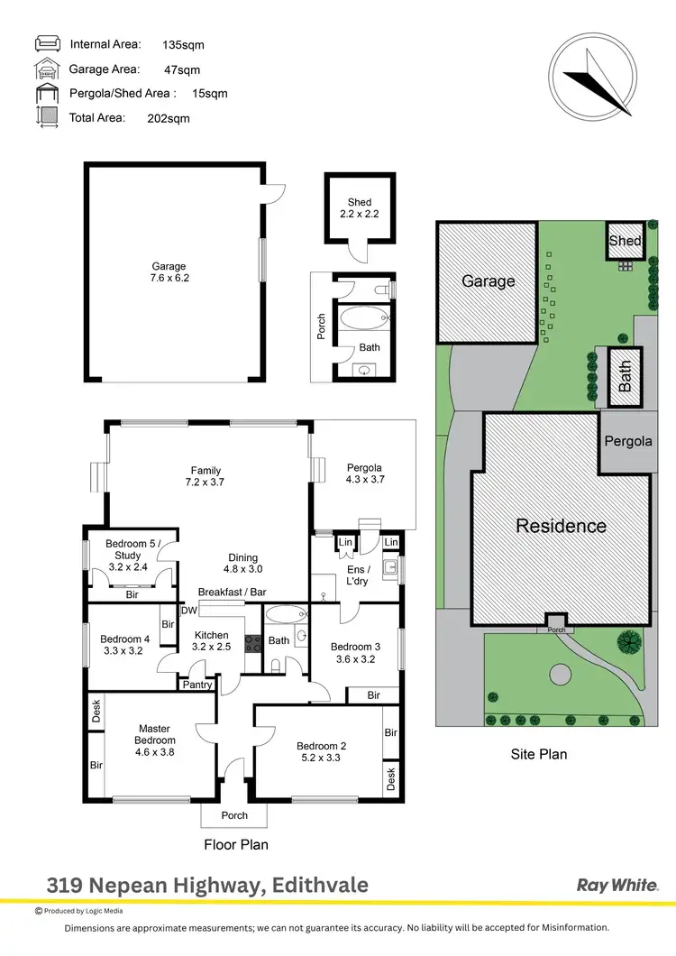 Floorplan of Homely house listing, 319 Nepean Highway, Edithvale VIC 3196