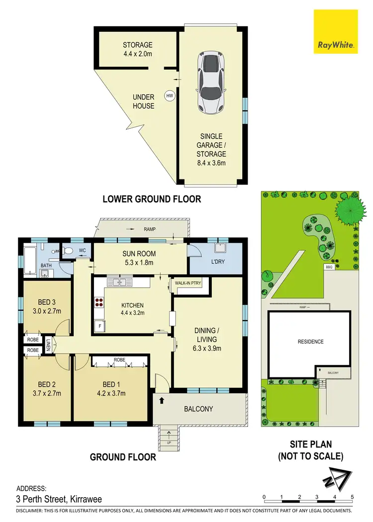 Floorplan of Homely house listing, 3 Perth Street, Kirrawee NSW 2232