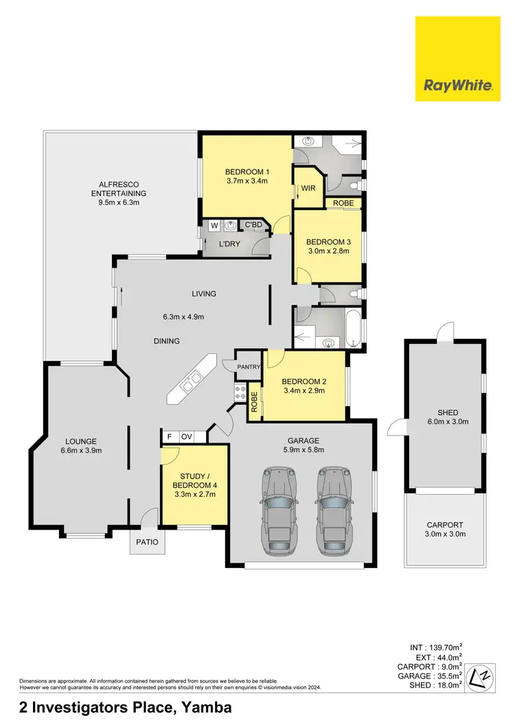 Floorplan of Homely house listing, 2 Investigators Place, Yamba NSW 2464
