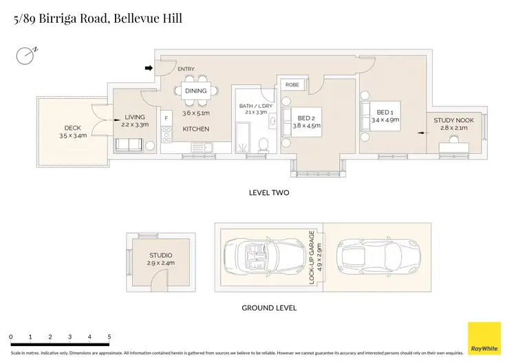 Floorplan of Homely apartment listing, 5/89 Birriga Road, Bellevue Hill NSW 2023