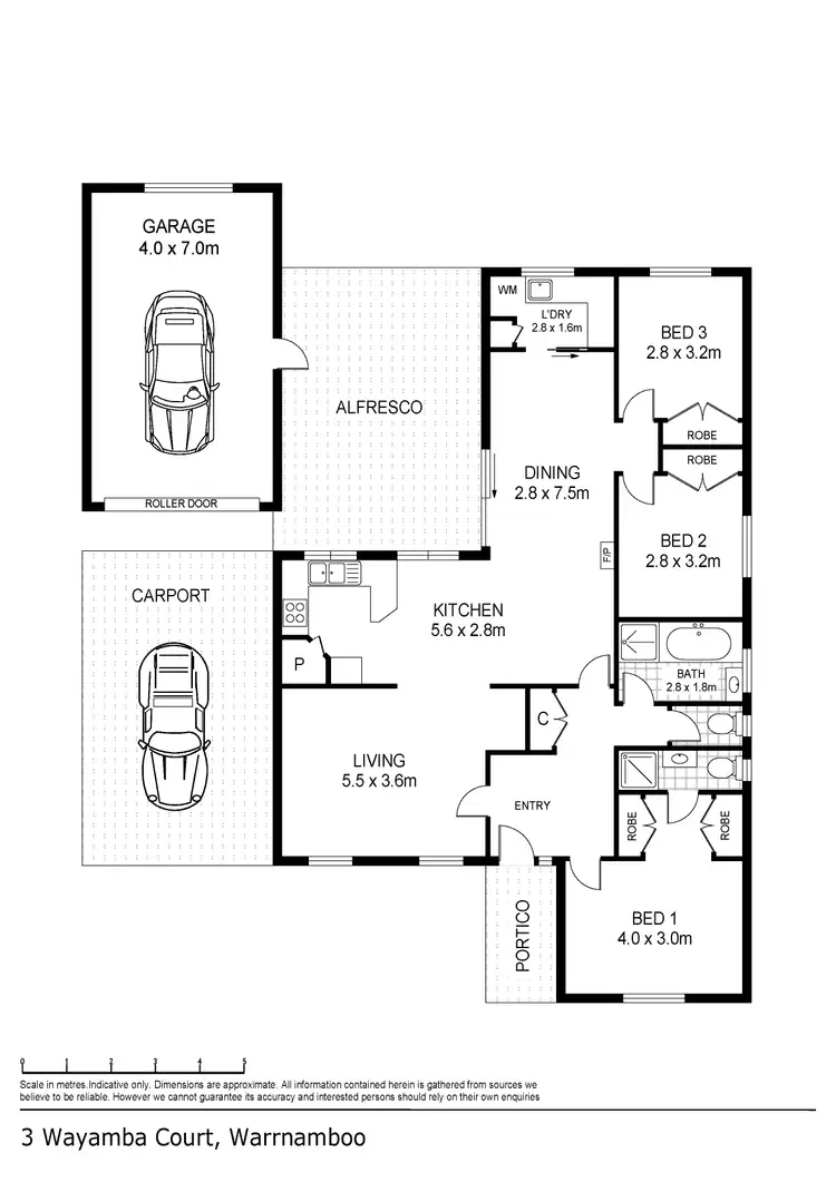 Floorplan of Homely house listing, 3 Wayamba Court, Warrnambool VIC 3280