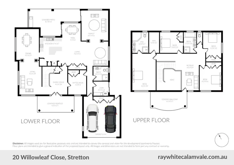 Floorplan of Homely house listing, 20 Willowleaf Close, Stretton QLD 4116