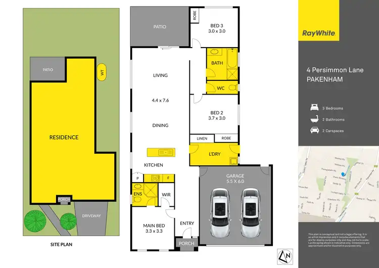 Floorplan of Homely house listing, 4 Persimmon Lane, Pakenham VIC 3810