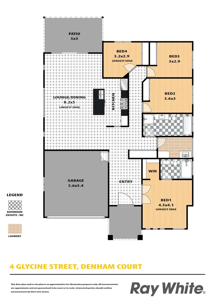 Floorplan of Homely house listing, 4 Glycine Street, Denham Court NSW 2565
