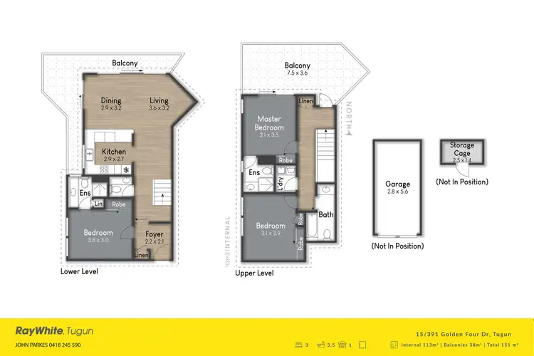 Floorplan of Homely unit listing, 15/391 Golden Four Drive, Tugun QLD 4224