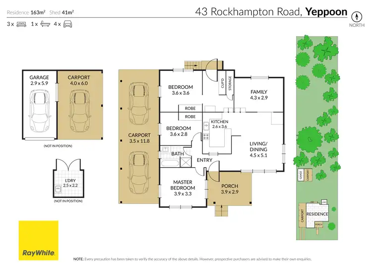 Floorplan of Homely house listing, 43 Rockhampton Road, Yeppoon QLD 4703