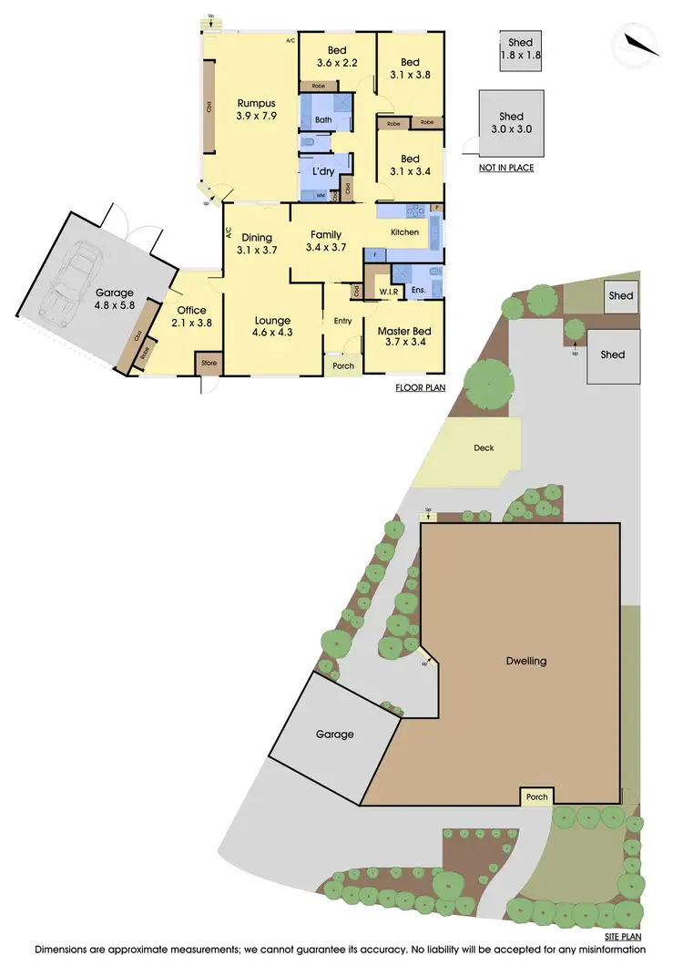 Floorplan of Homely house listing, 48 Thompson Circuit, Mill Park VIC 3082