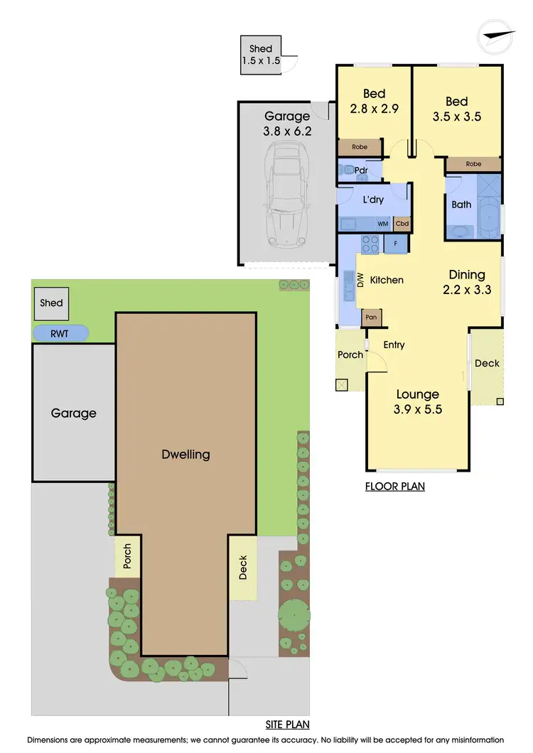 Floorplan of Homely unit listing, 5/38 Coulstock Street, Epping VIC 3076