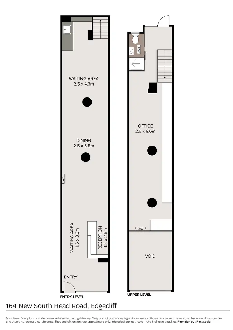 Floorplan of Homely studio listing, Shop 1/164 New South Head Road, Edgecliff NSW 2027