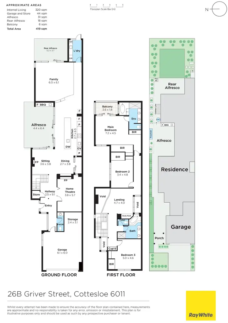 Floorplan of Homely house listing, 26B Griver Street, Cottesloe WA 6011