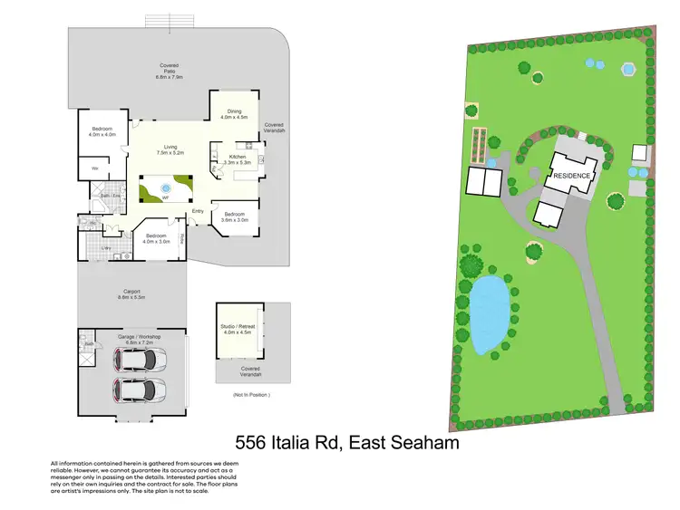 Floorplan of Homely house listing, 556 Italia Road, East Seaham NSW 2324