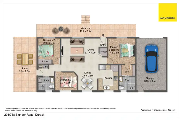 Floorplan of Homely house listing, 201/758 Blunder Road, Durack QLD 4077