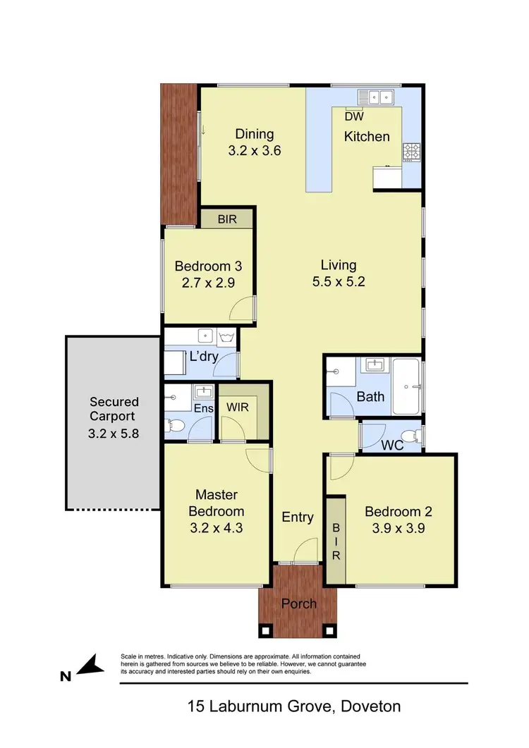 Floorplan of Homely house listing, 15 Laburnum Grove, Doveton VIC 3177