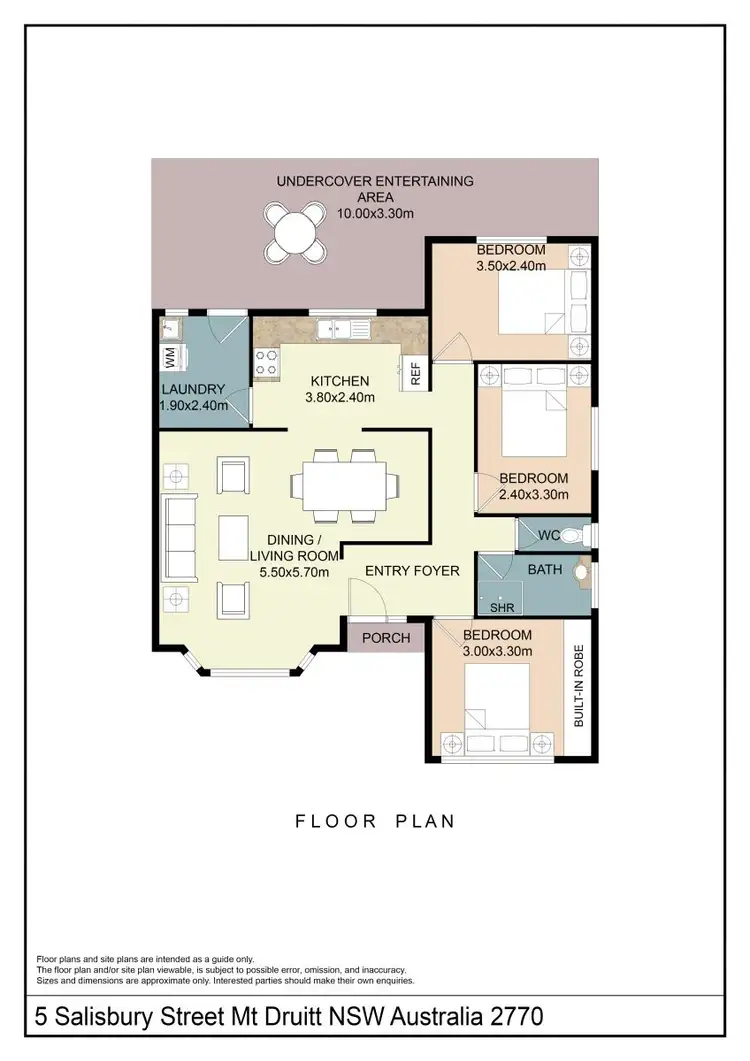 Floorplan of Homely house listing, 5 Salisbury Street, Mount Druitt NSW 2770
