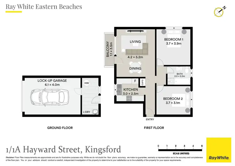 Floorplan of Homely apartment listing, 1/1A Hayward Street, Kingsford NSW 2032
