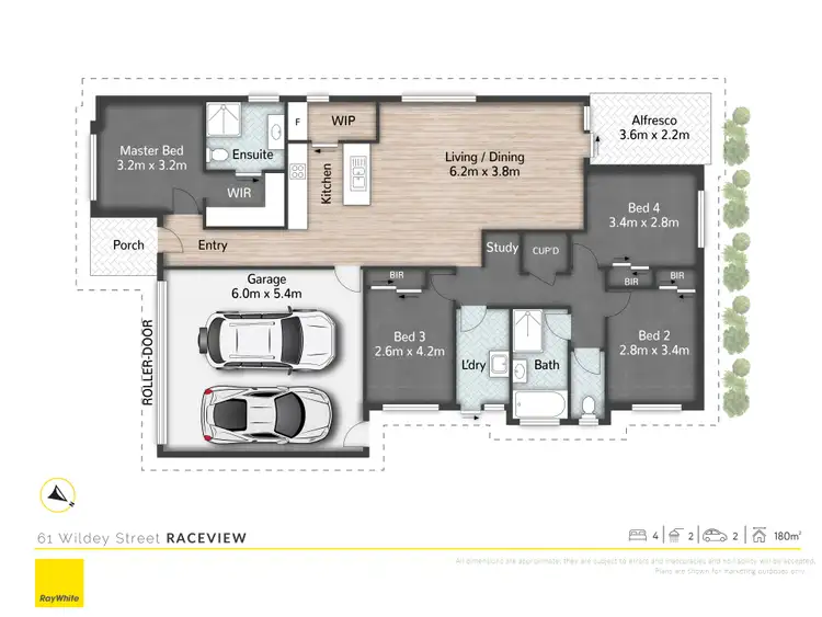Floorplan of Homely house listing, 61 Wildey Street, Raceview QLD 4305