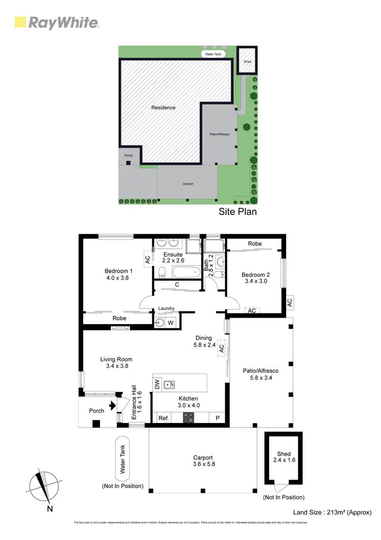 Floorplan of Homely unit listing, 2/46 Kirkwood Avenue, Seaford VIC 3198