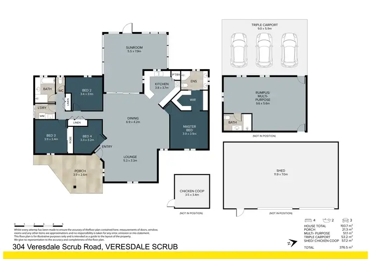 Floorplan of Homely house listing, 304 Veresdale Scrub Road, Veresdale Scrub QLD 4285