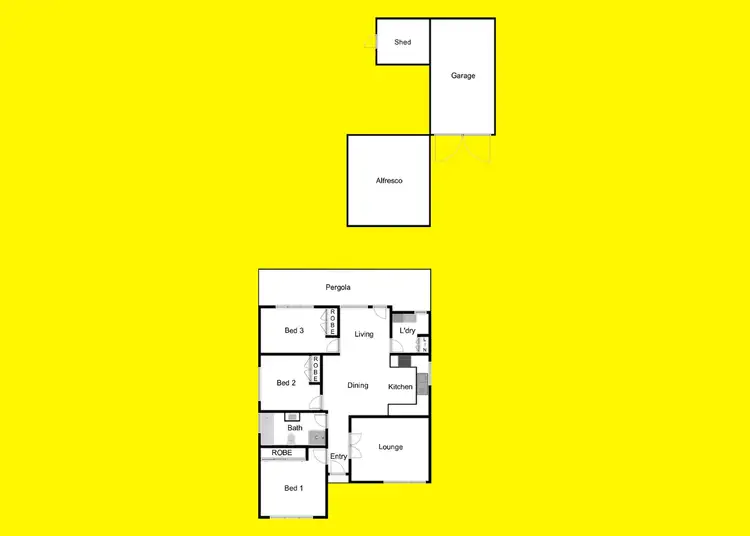 Floorplan of Homely house listing, 3 Oak Avenue, Mildura VIC 3500