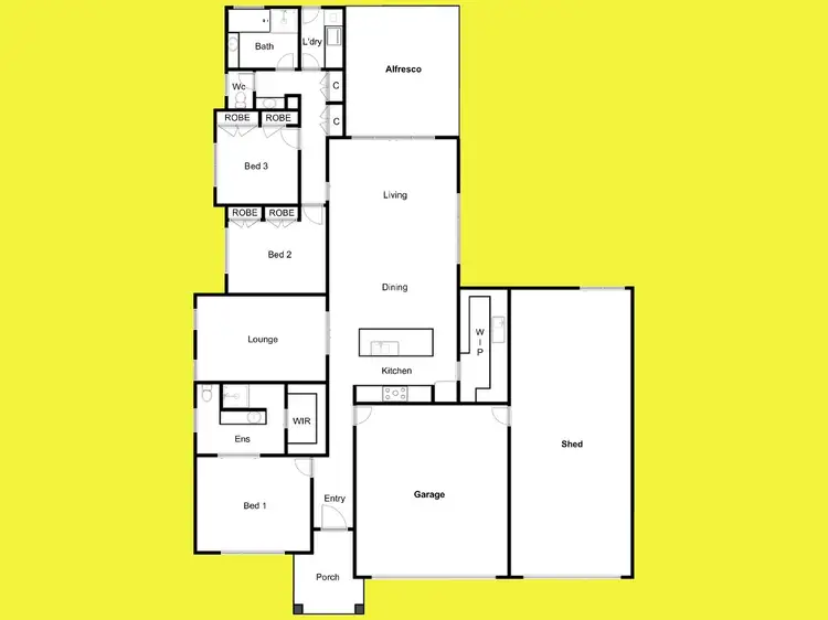 Floorplan of Homely house listing, 6 Kelleen Court, Mildura VIC 3500