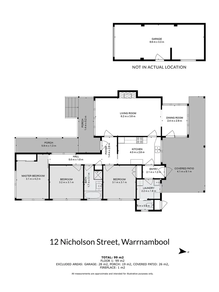 Floorplan of Homely house listing, 12 Nicholson Street, Warrnambool VIC 3280