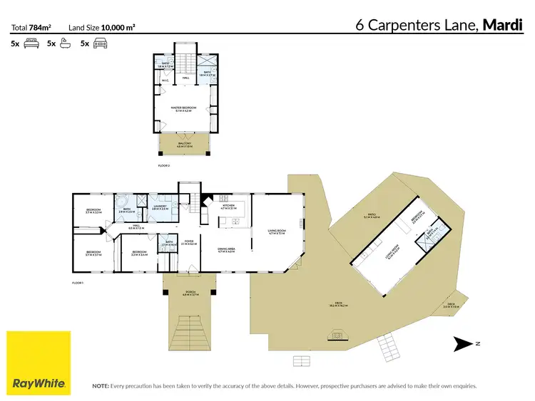 Floorplan of Homely rural property listing, 6 Carpenters Lane, Mardi NSW 2259