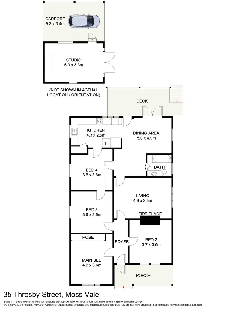 Floorplan of Homely house listing, 35 Throsby Street, Moss Vale NSW 2577