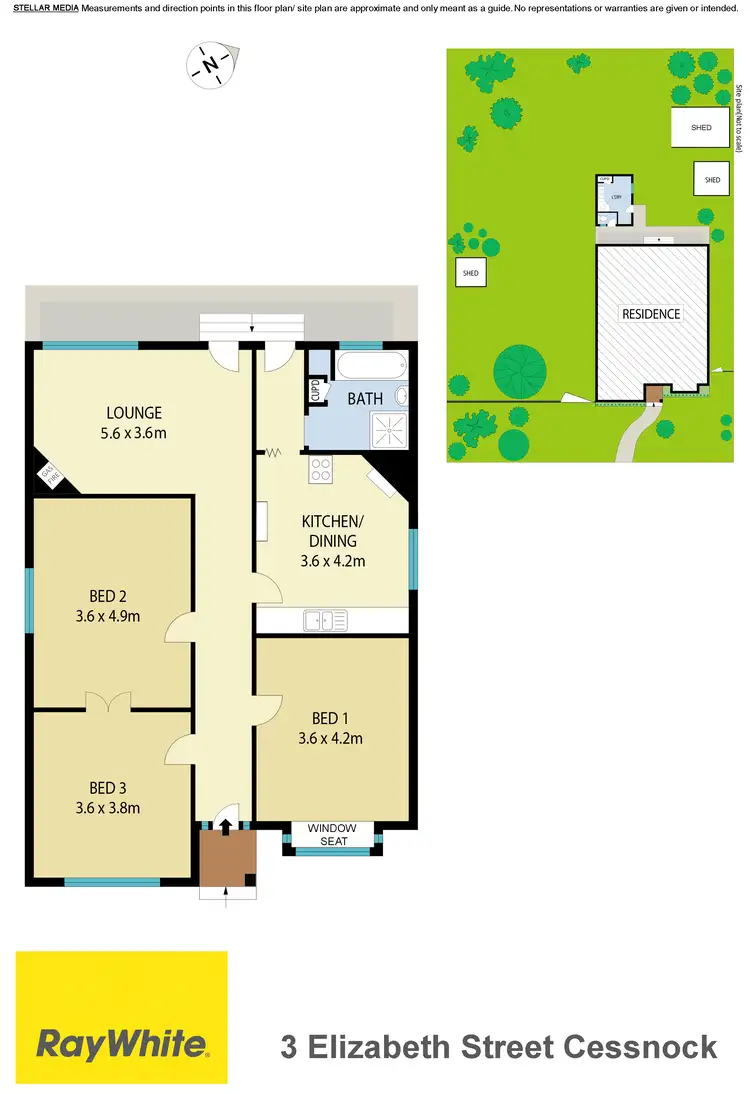 Floorplan of Homely house listing, 3 Elizabeth Street, Cessnock NSW 2325