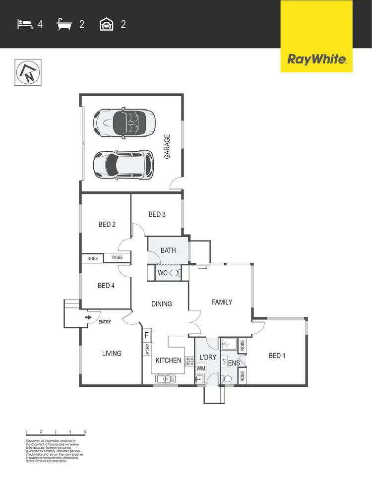 Floorplan of Homely house listing, 3 Mules Place, Macarthur ACT 2904